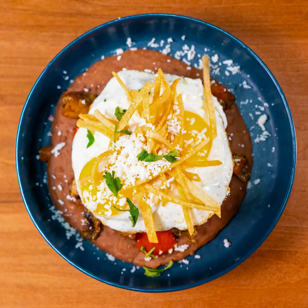 T&A Green Chile Pork Migas